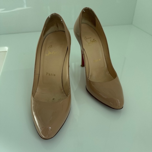 Nude Patent Pumps - Picture 1 of 7